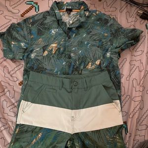Boy Tropical Shirt & Short Set 8/10